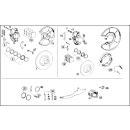 Schutzblech Bremsscheibe Hinterachse