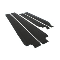 Set of rubber mats for outer sills W109 SEL black