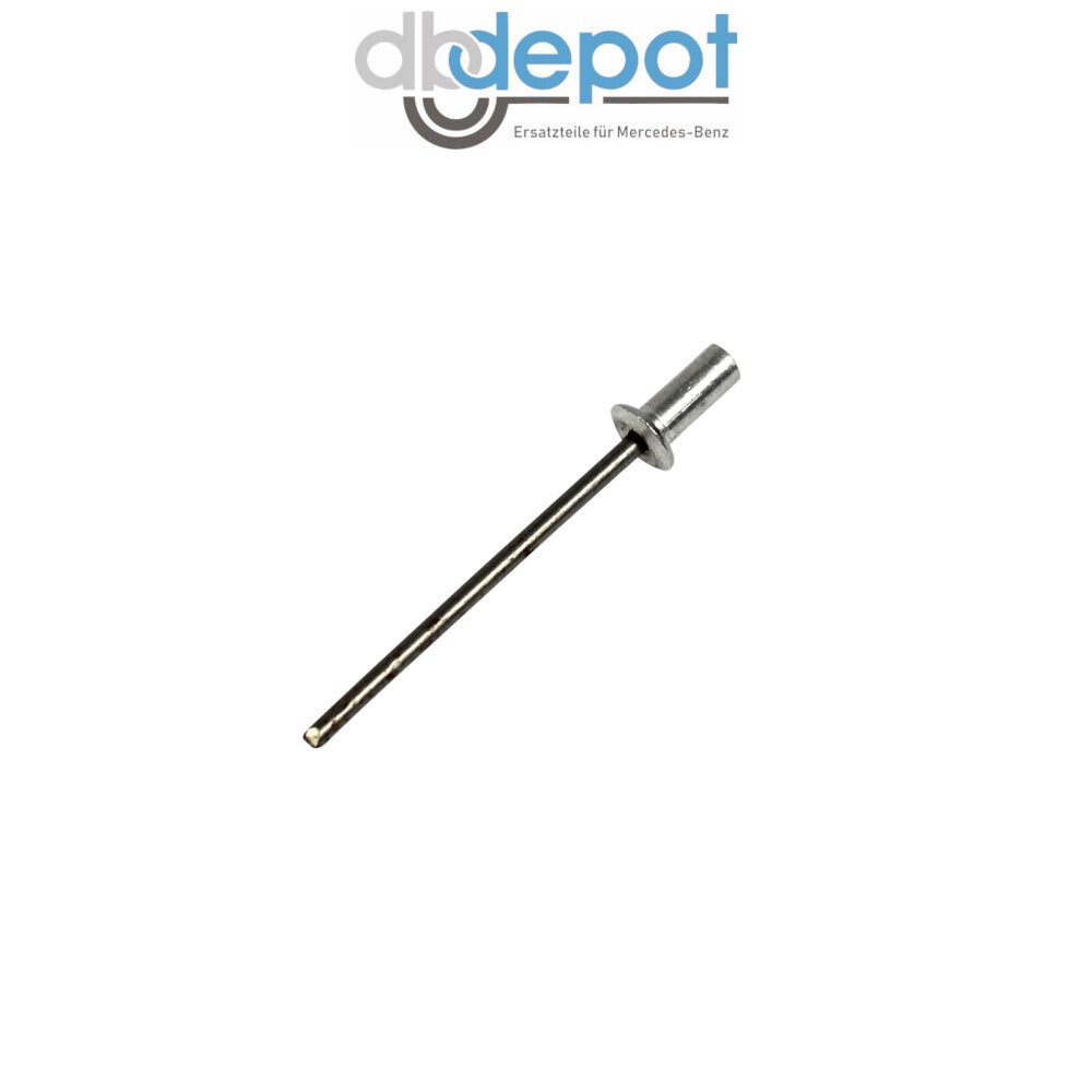 Blind rivet 910001003100 for various mounting clips for