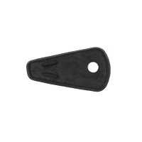 Rubber pad door handle front piece
