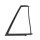 Joint caoutchouc triangulaire fen&ecirc;tre arri&egrave;re gauche