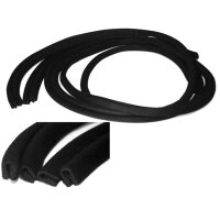 Juego de cantoneras con tela negra W110 W111