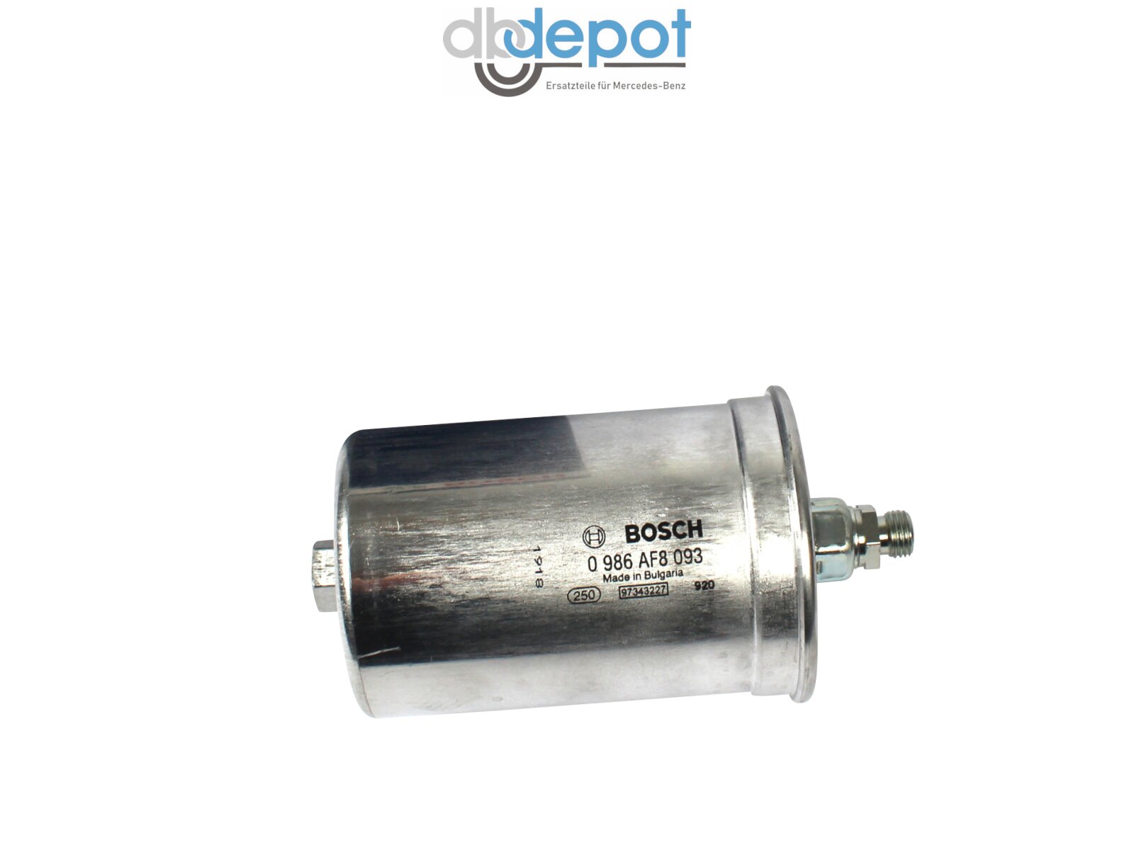 Mercedes In-line Fuel Filter at Tank, Gasoline Models New R107 C107 W116 W123 W124 W126 Mercedes In-line Fuel Filter at Tank, Gasoline Models New R107 C107 W116 W123 W124 W126