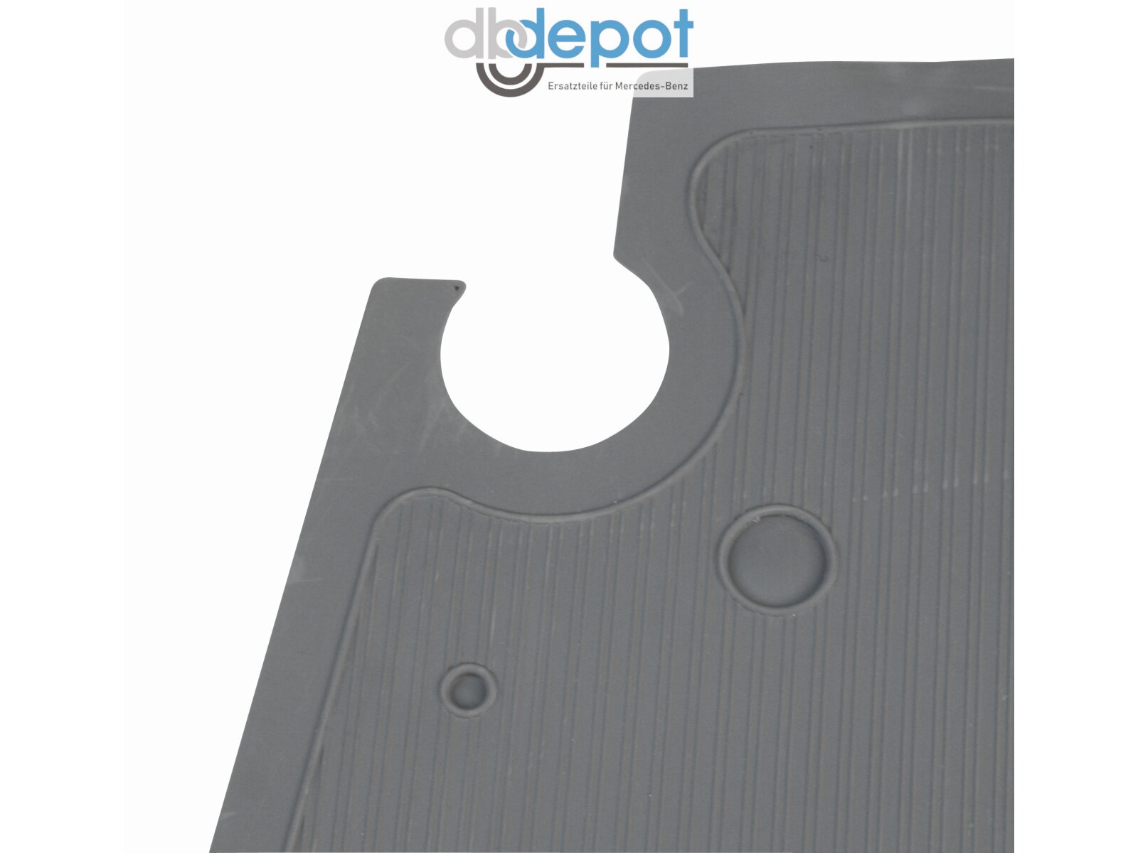 thumbnail image 2 of Replacement Rubber Trunk Mat (Left Side) For Mercedes-Benz W110 / W111 Rear Fin Coupe & Cabriolet – OEM A1106840506 2 of 2