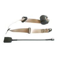 Ceinture automatique avant beige avec boucle de c&acirc;ble 45 cm