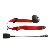 Ceinture automatique avant rouge avec boucle de c&acirc;ble 45 cm