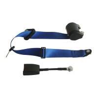 Cintura di sicurezza automatica sedile anteriore blu, blocco cintura 20 cm