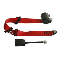 3-point automatic seat belt | for front seats | 20 cm | red