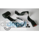 3-point automatic safety belt for rear seats