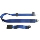 Lap belt with belt lock 30 cm | blue