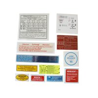 Aufklebersatz W111 220 SE Schalter 63-65