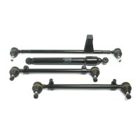 Drazek kierowniczy, drazek pomocniczy, tlumik kierownicy.