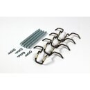 Mounting kit brake pads front axle for Bendix system