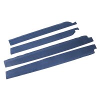 Set of rubber mounts outer sill W 109 blue