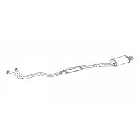 Exhaust system stainless steel 280SL