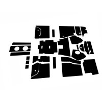 Karosseried&auml;mmung Satz 250SL 280SL sp&auml;te Ausf&uuml;hrung RHD